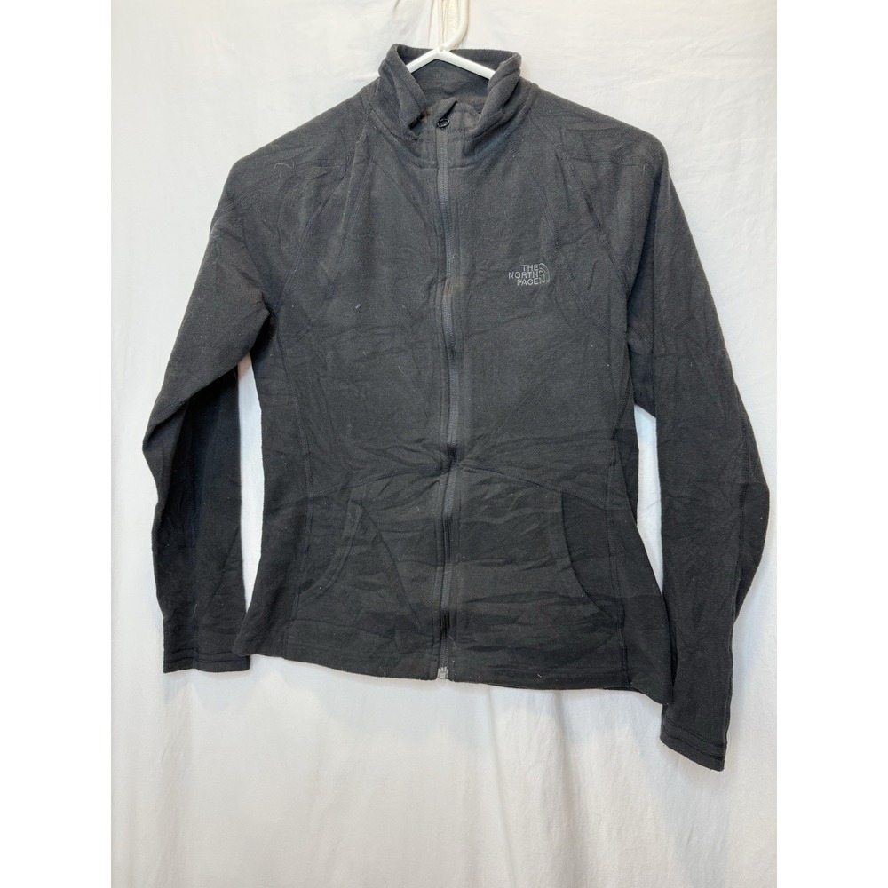 The North Face Women's Full Zip Basic Fleece Jacket Size S Black‎ Outdoors